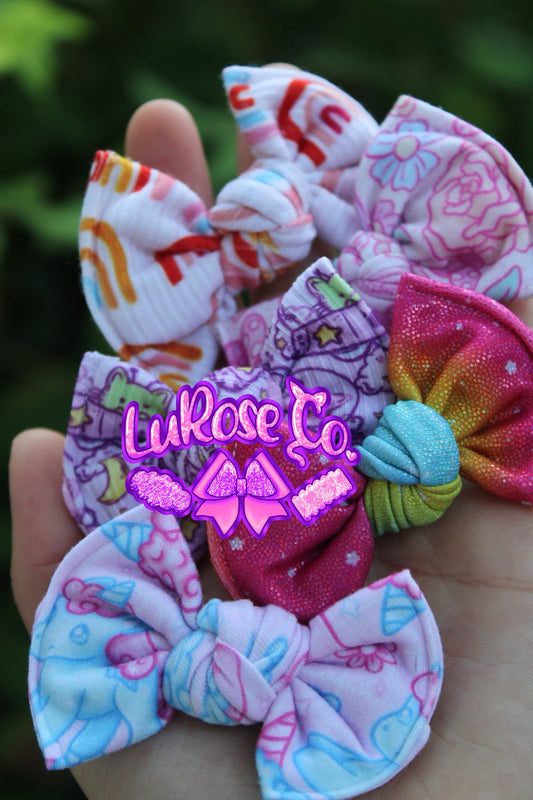 $1 single 3in knotted bow