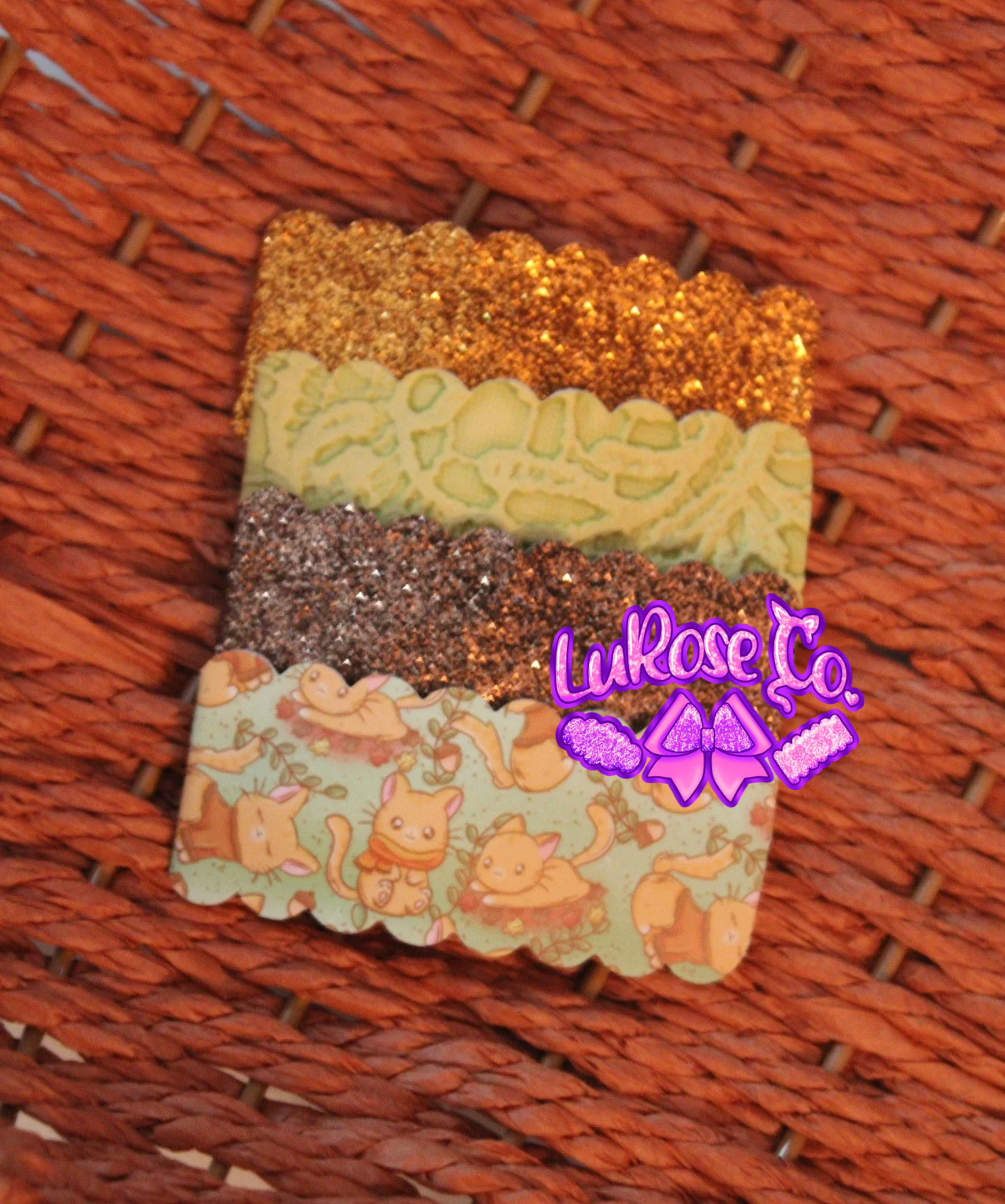 sweater kitties 2in snap clip set (4 clippies)