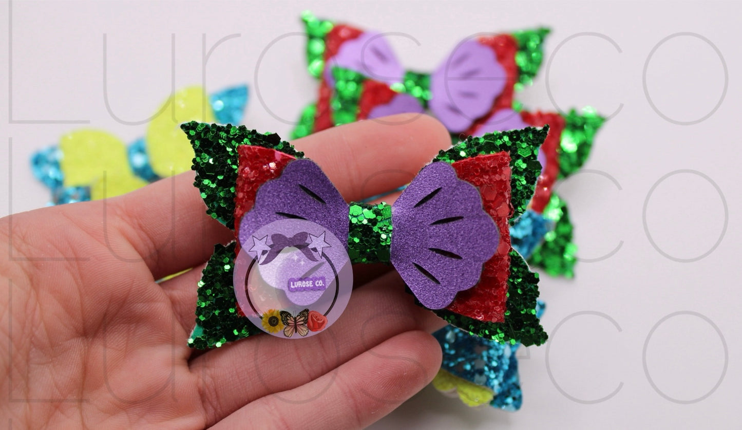 Mermaid clam shell bow