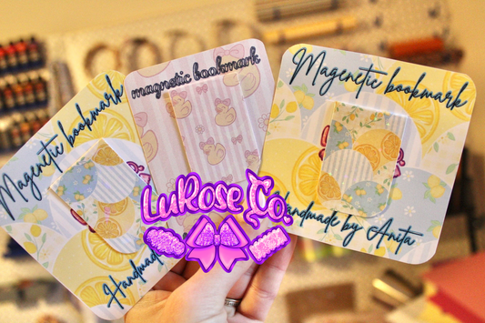 Magnetic bookmarks
