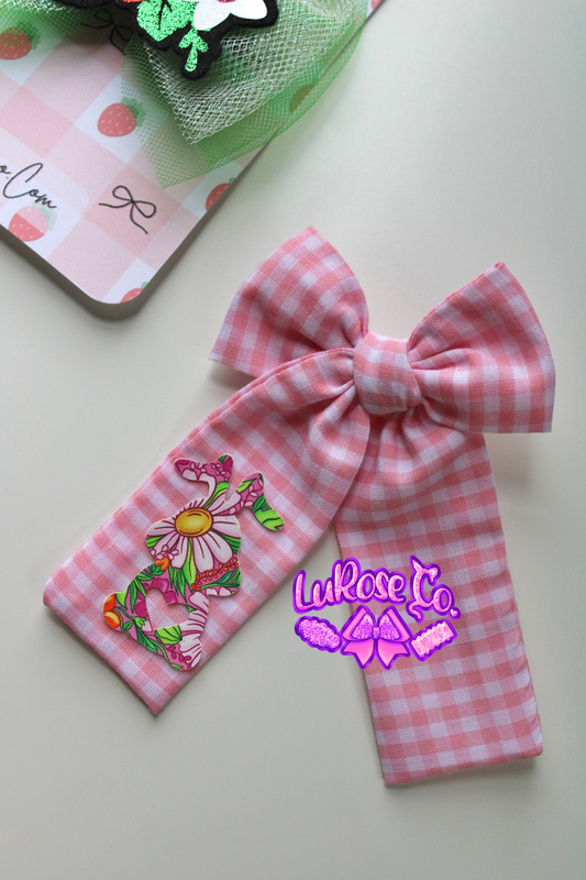 gingham garden bunny