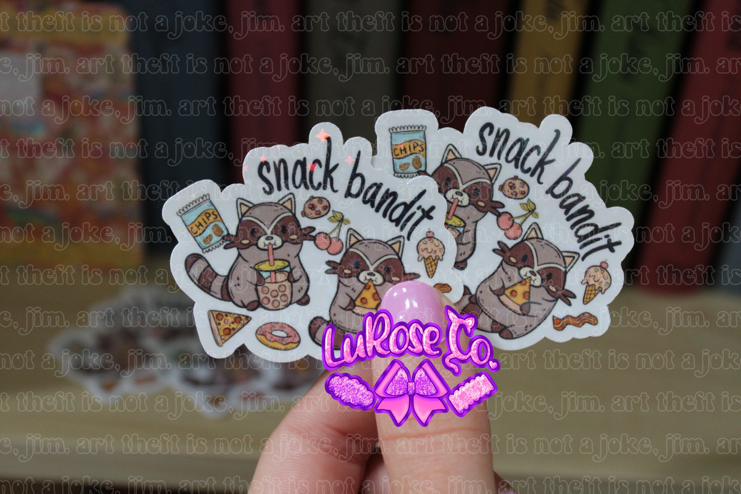Snack bandit sticker 2.5in