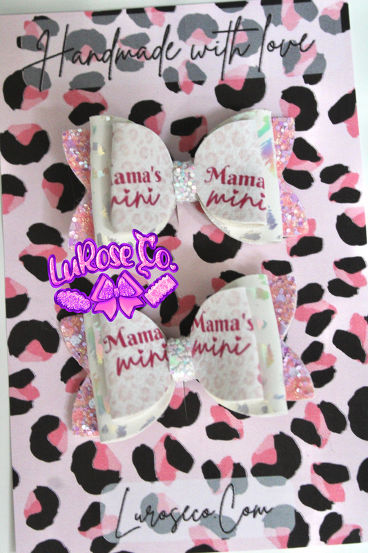 Mama’s mini double stack bow set
