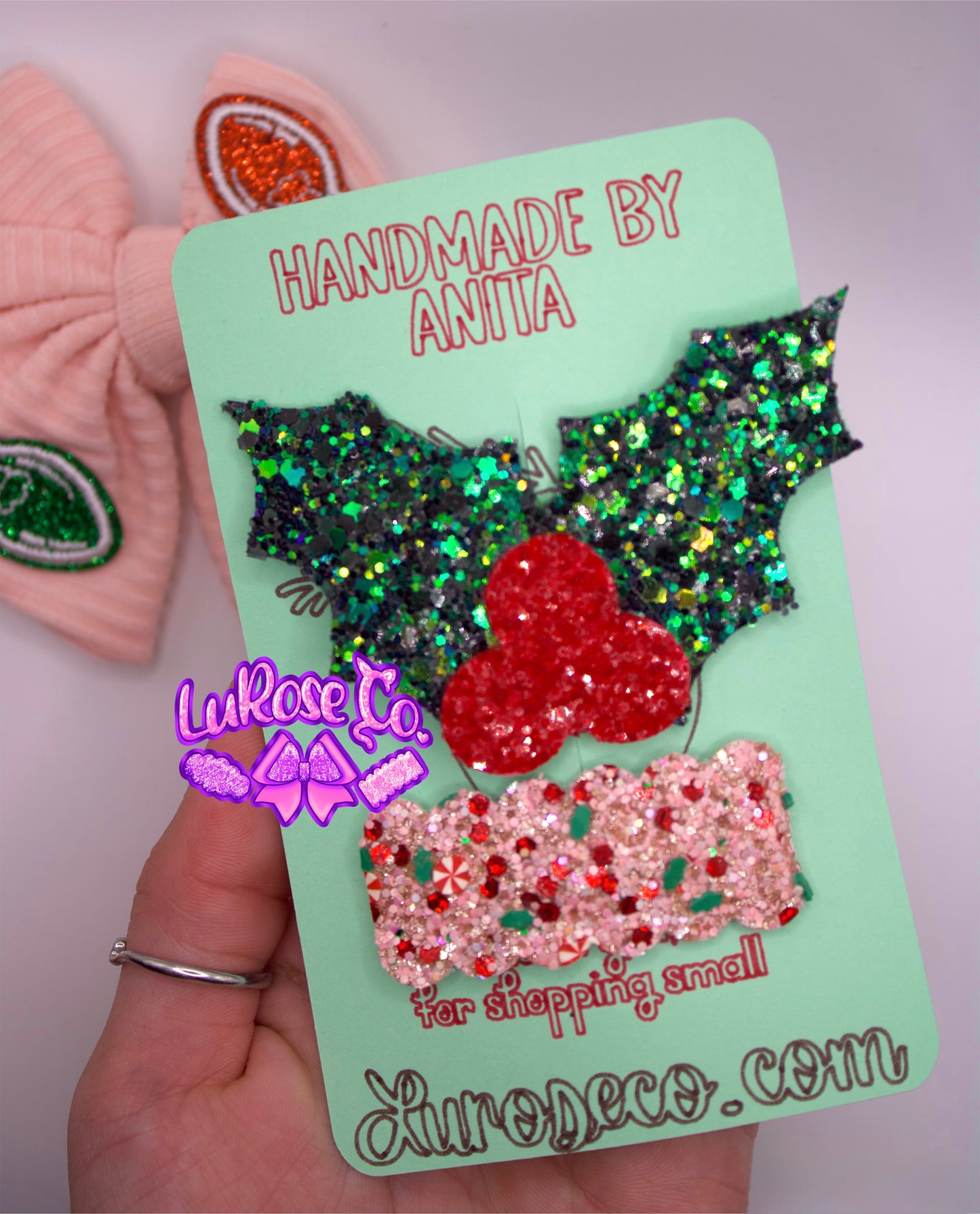 Christmas snap clip set