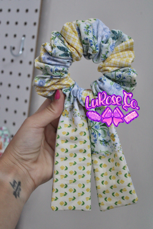 Long tie scrunchie