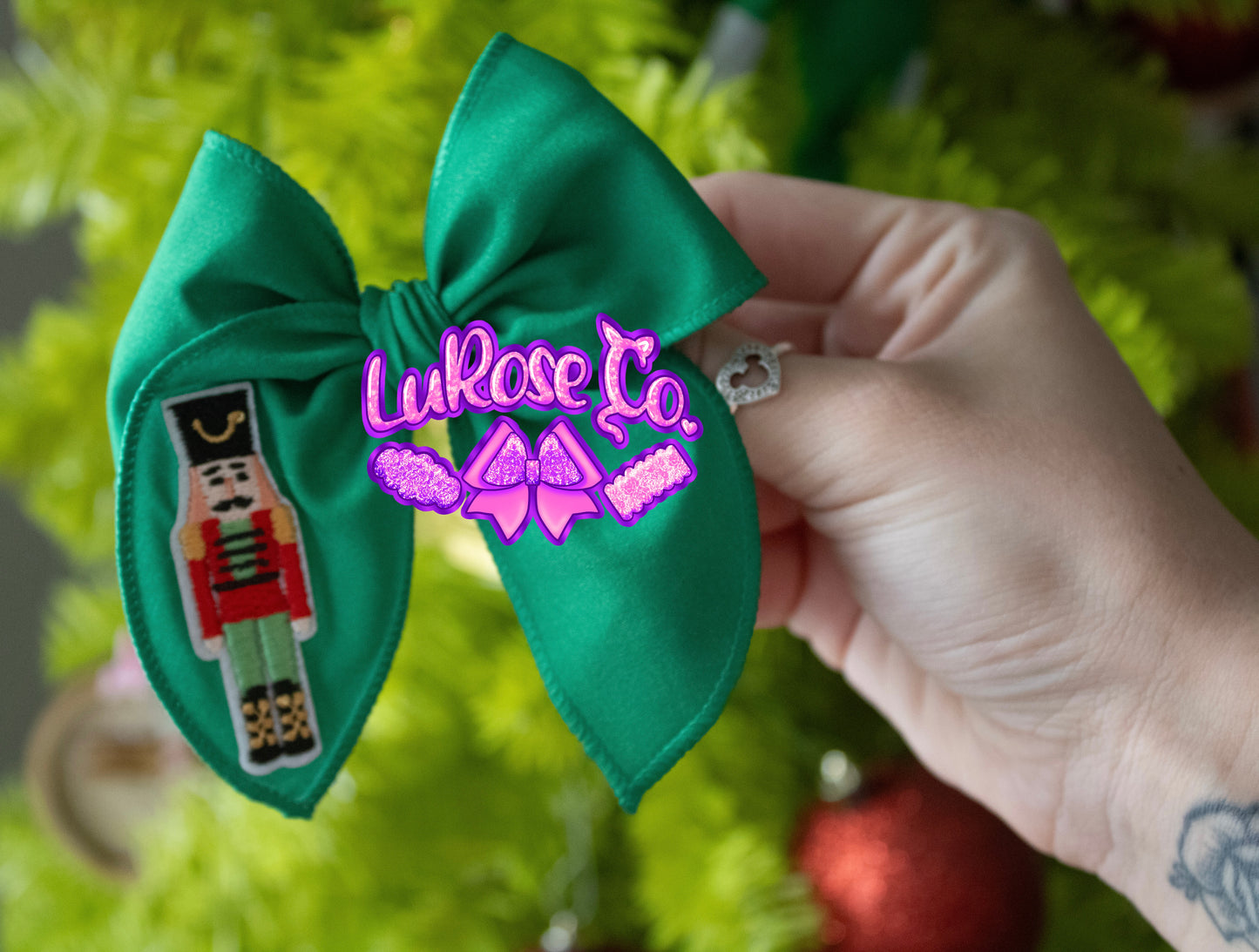 Mini sailor nutcracker patch on clip