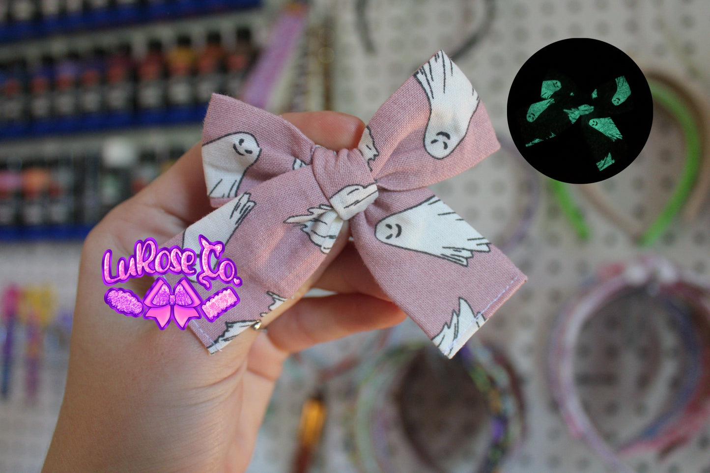 Glow in the dark itty bitty ghost now