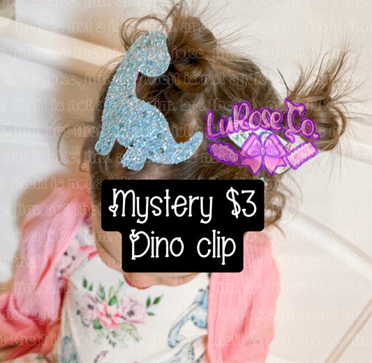 Mystery $3 dino clip