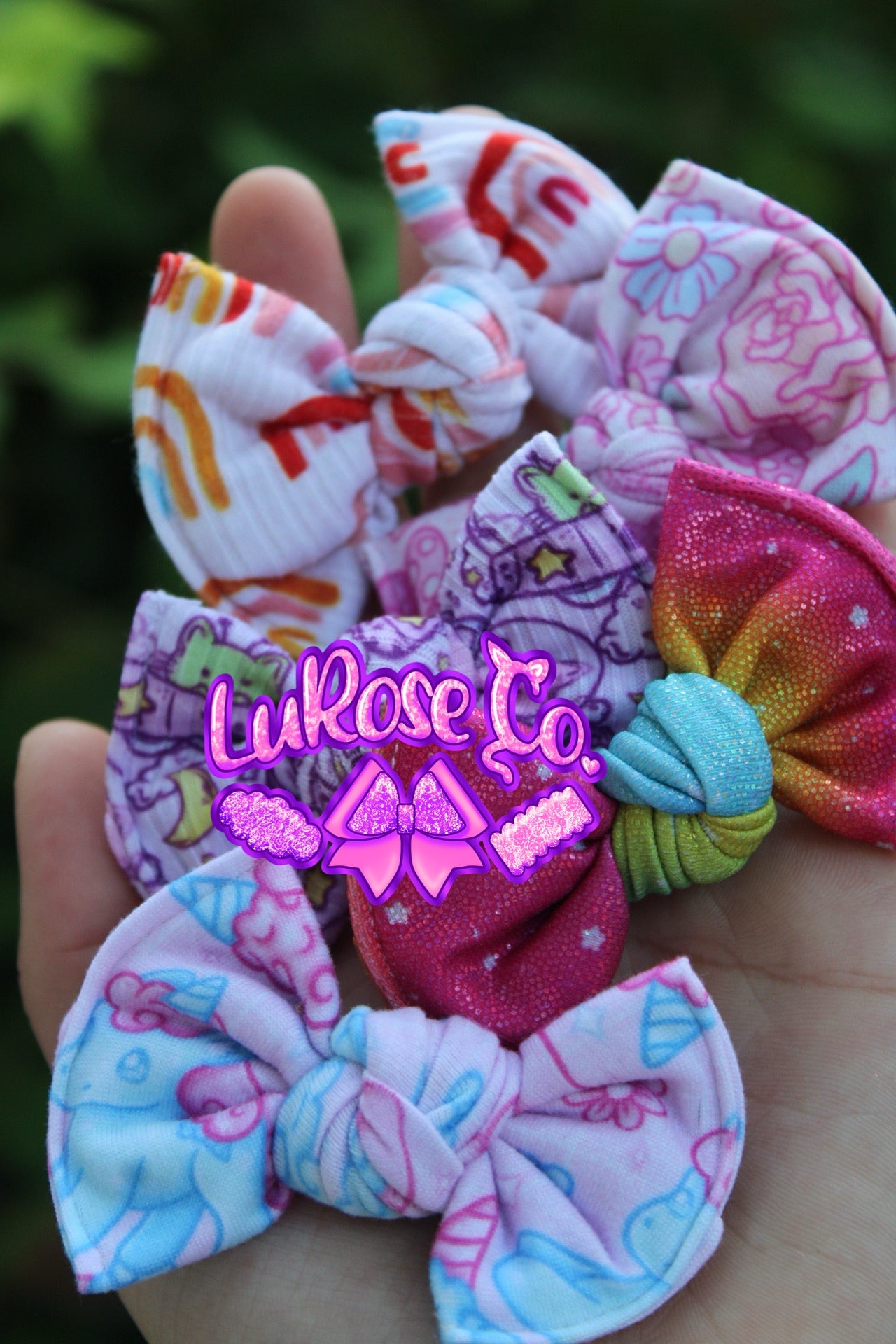 $1 single 3in knotted bow