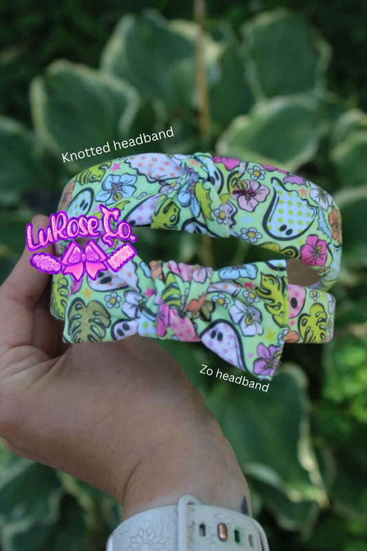 Tropical ghost headbands