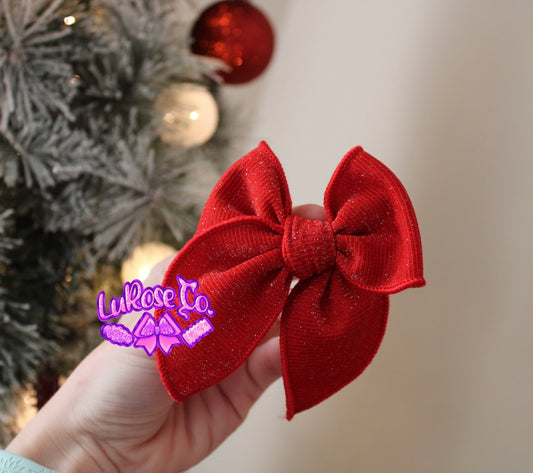 Mini red tinsel sailor