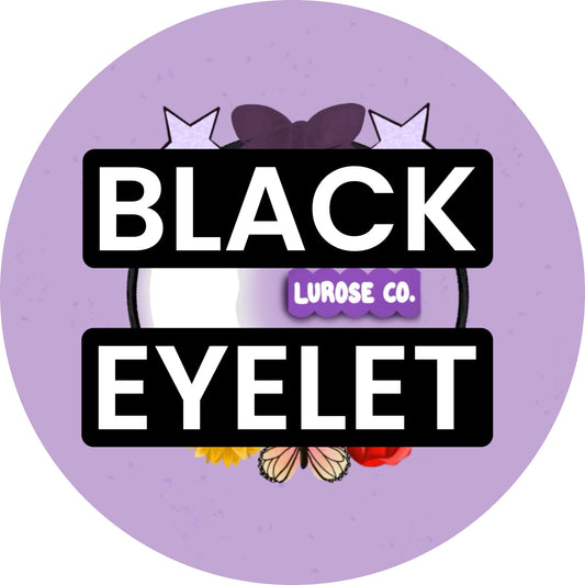 Black eyelet