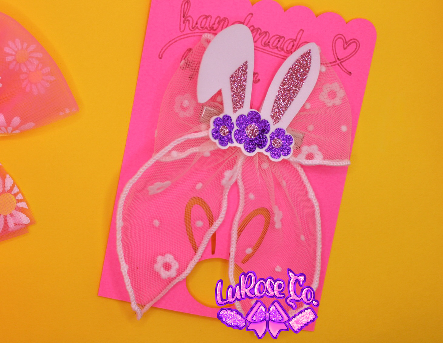 Hop into spring mini sailor bow