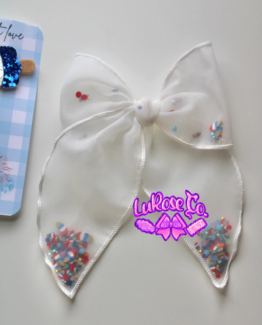 RW&B popsicle shaker bow