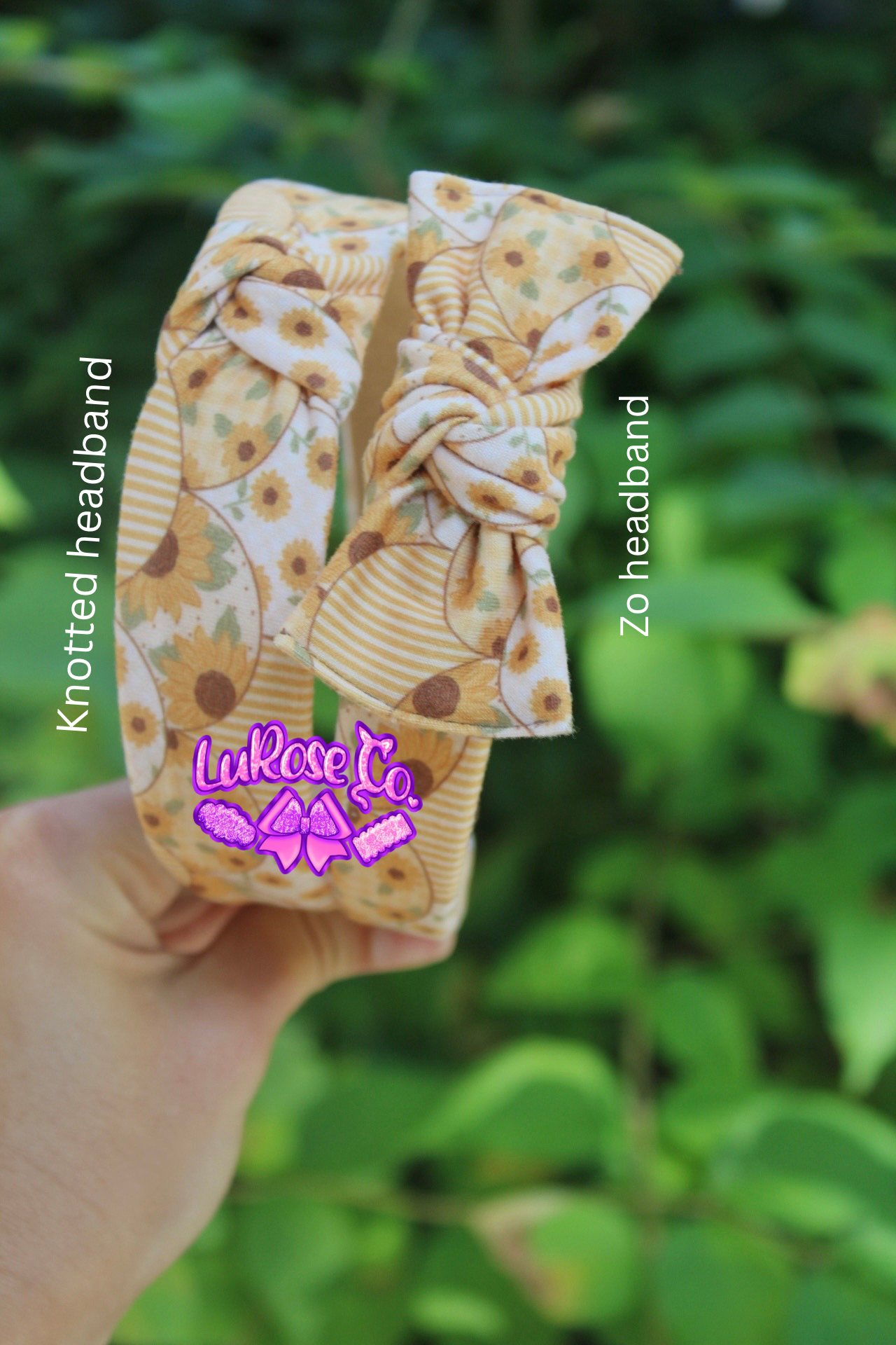 sunflower scallops headbands