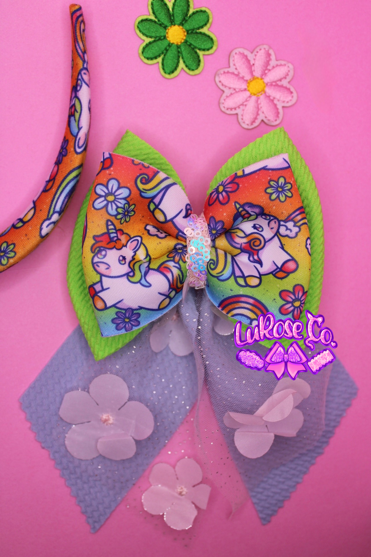 Rainbow unicorn double stack simple sailor