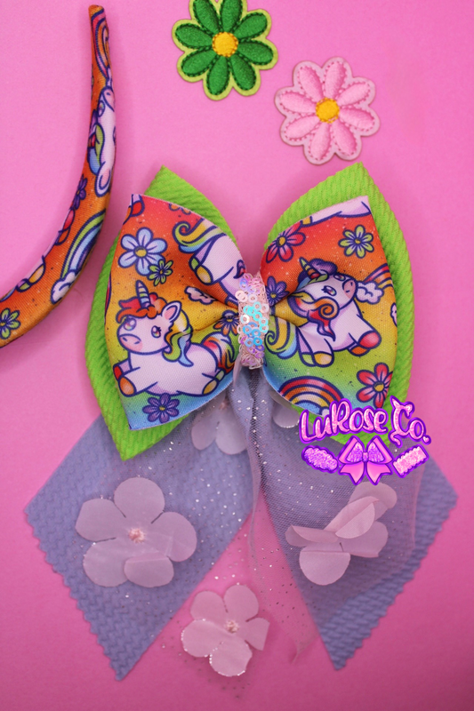 Rainbow unicorn double stack simple sailor