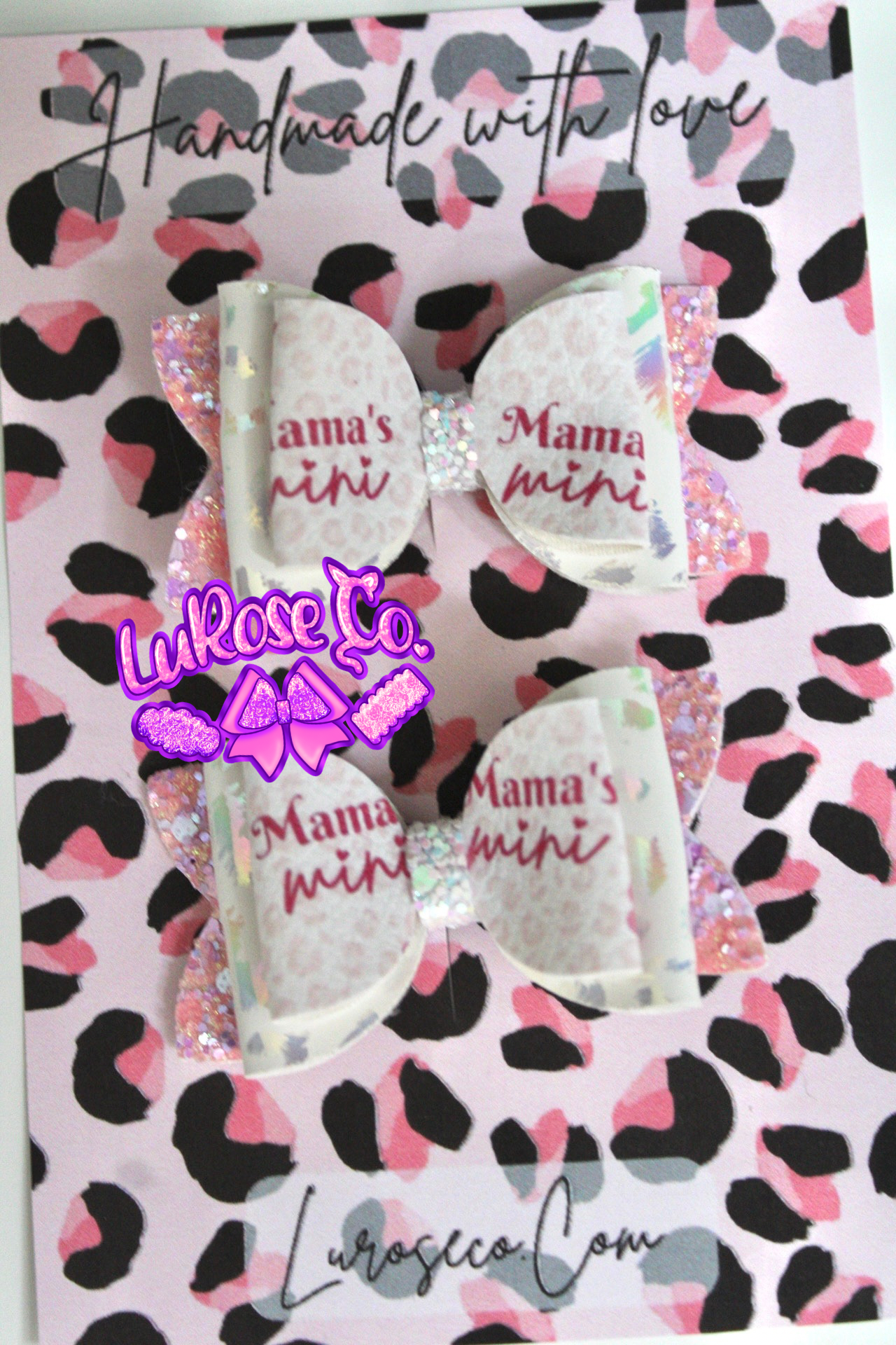 Mama’s mini double stack bow set