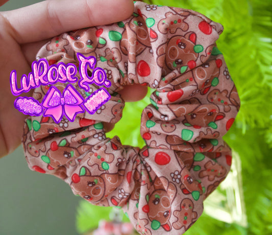 Ginger cow scrunchie