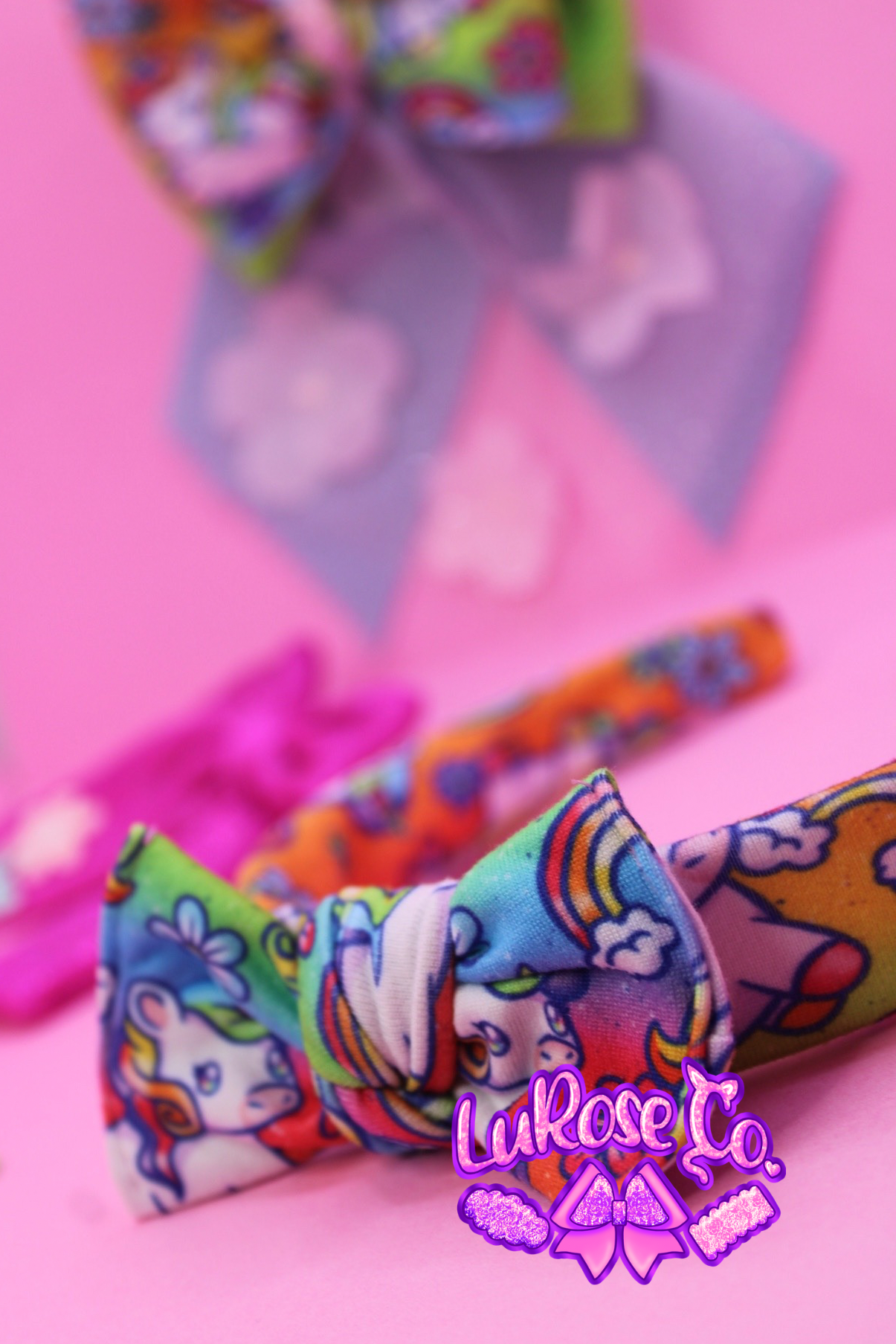 Rainbow unicorn Zo headband