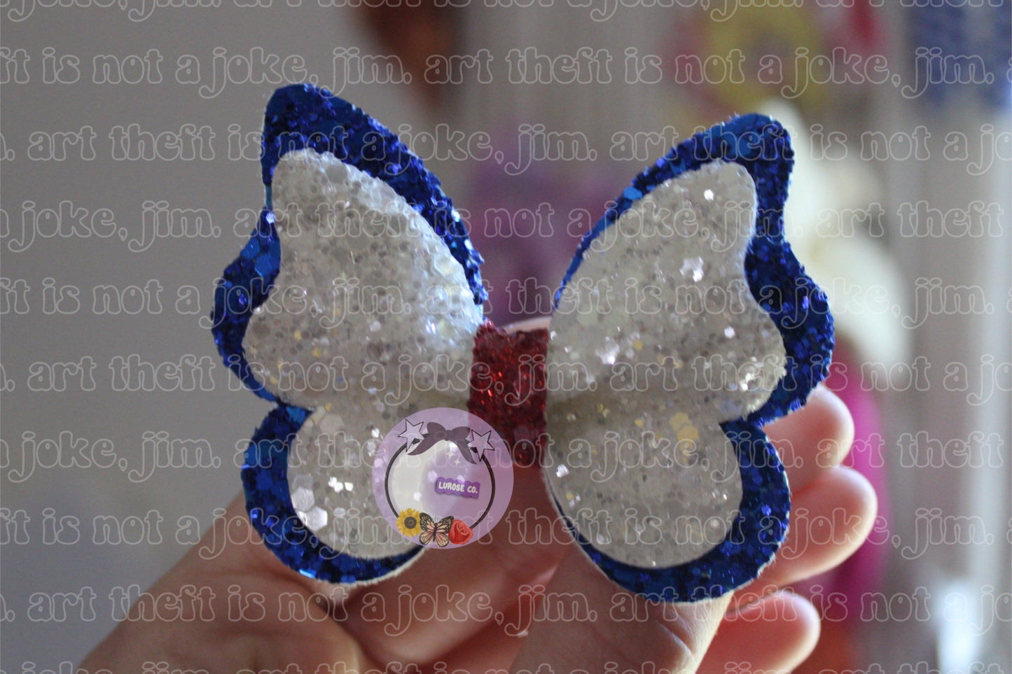 RW&B butterfly bow (2in)