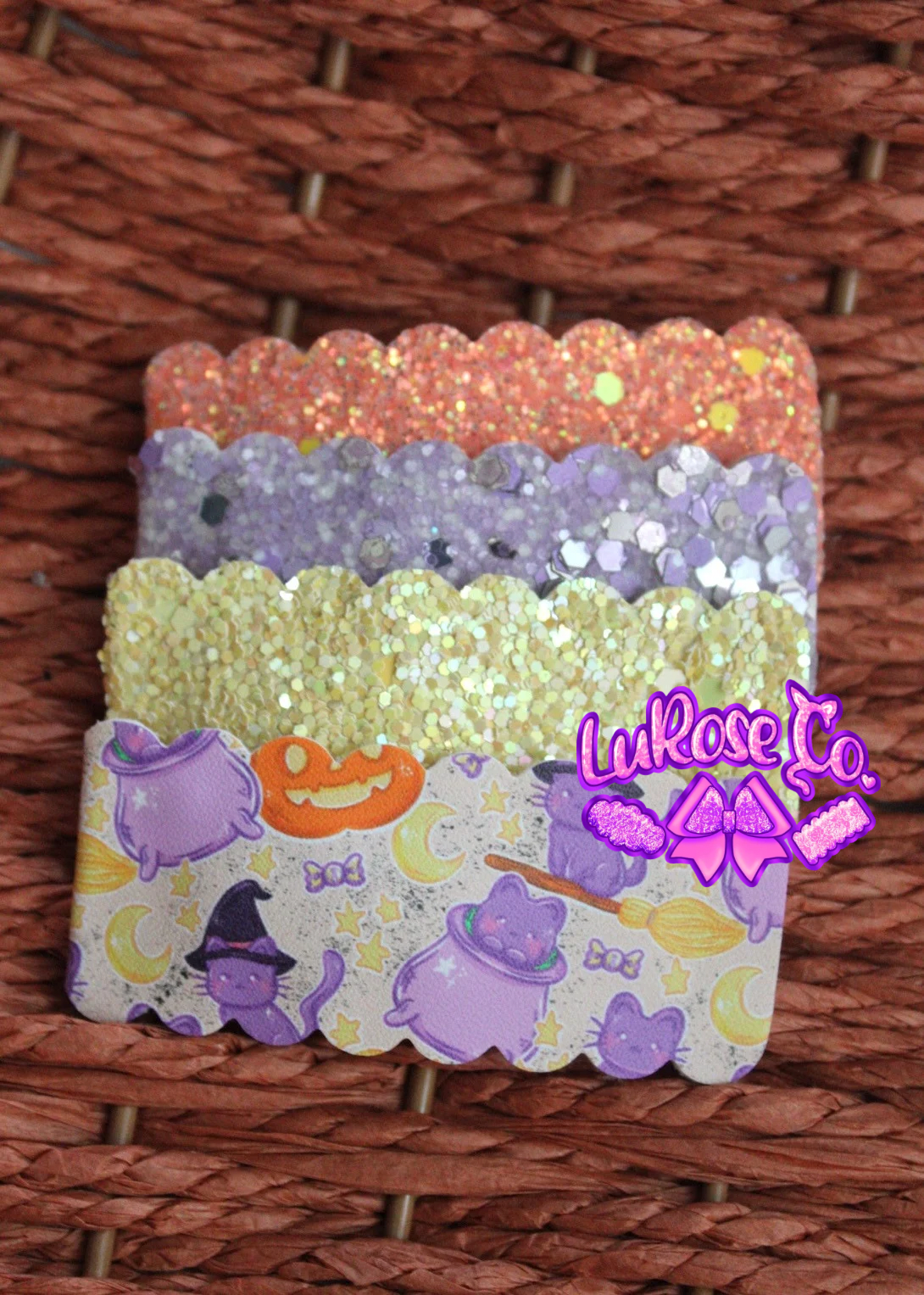witch kitties 2in snap clip set (4 clippies)