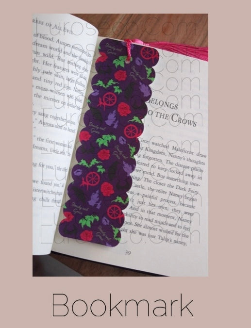 Custom faux leather book mark