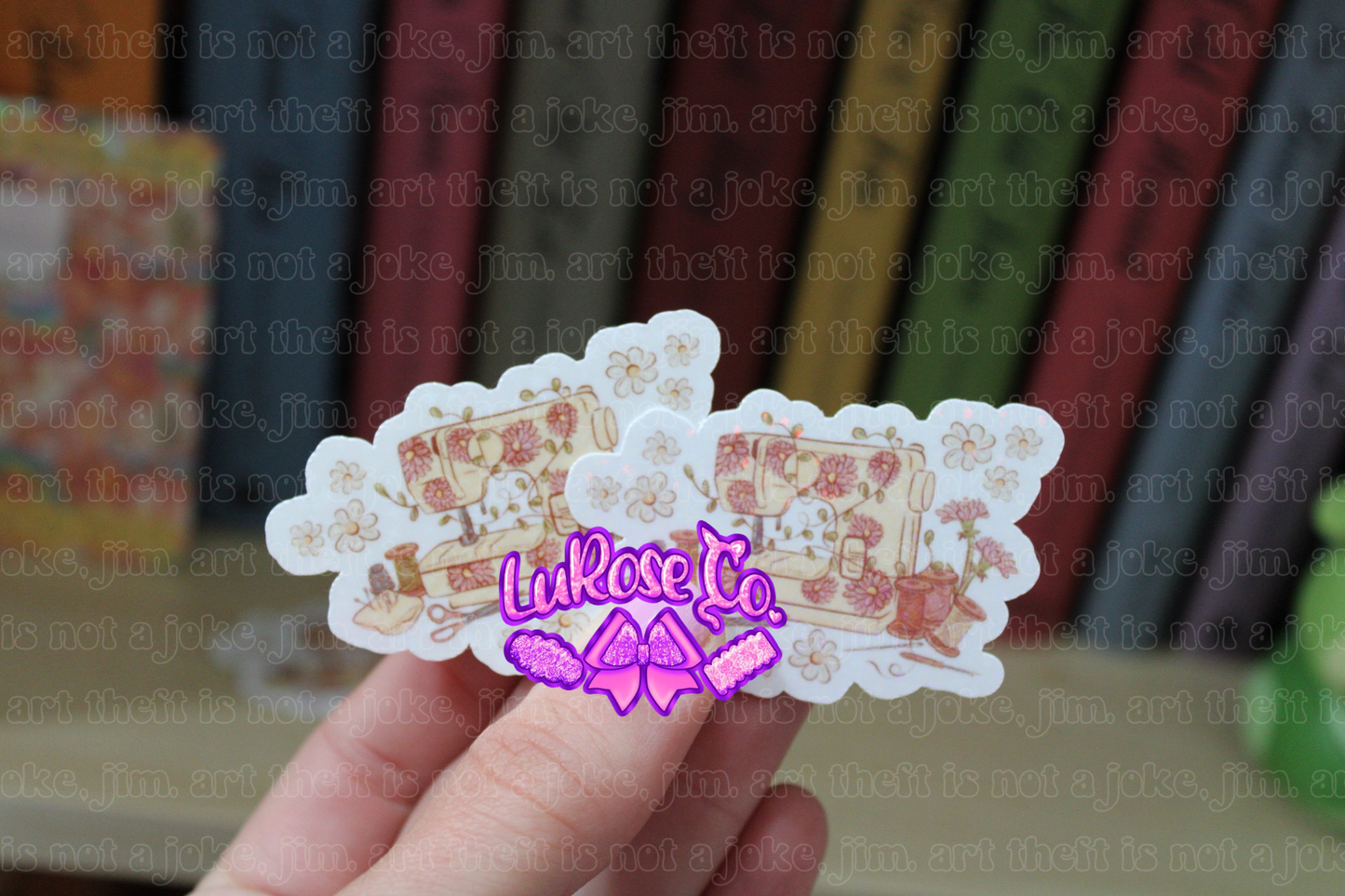 sewing sticker 2.5in