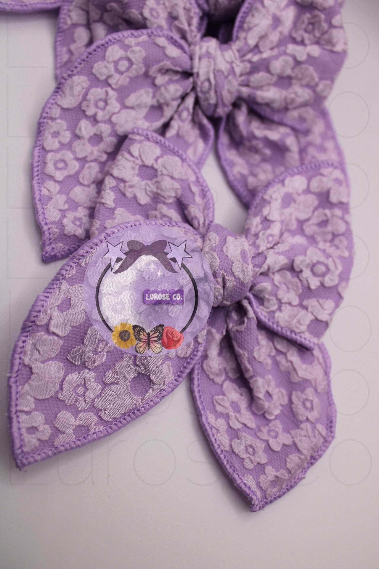 Lavender floral mini sailor