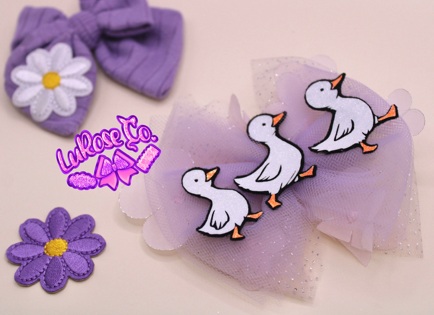 goose parade tulle bow