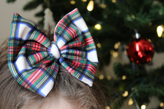 Made to order - Christmas plaid velvet