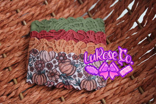fall floral 2in snap clip (4 clippies)