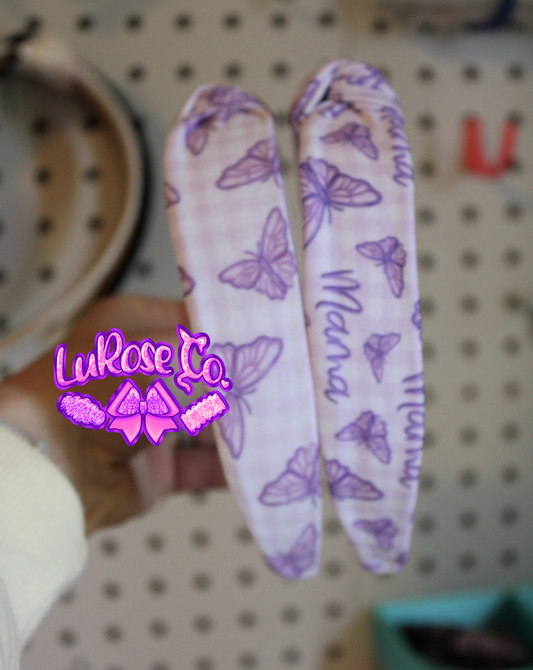 butterflies knotted headband
